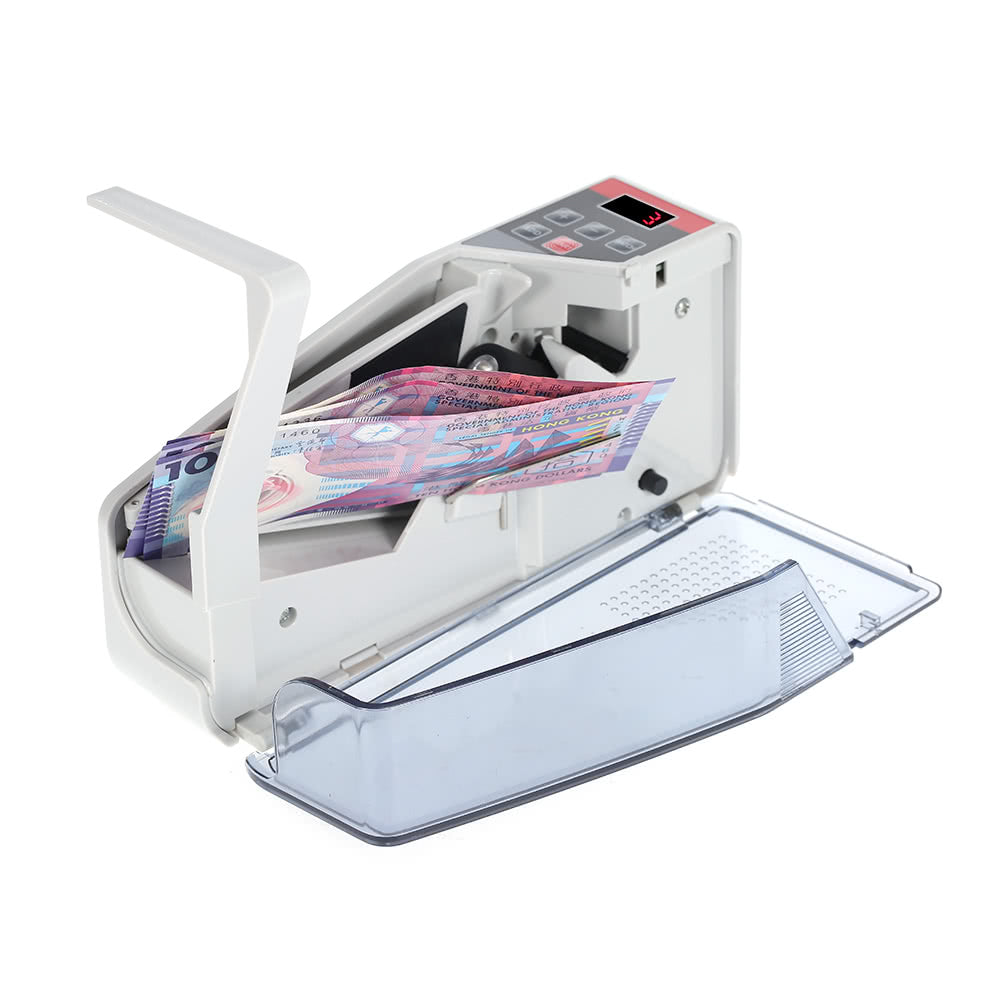 Portable Mini Handy Money Currency Counter Cash Bill Counting Machine Financial Equipment - EU Plug