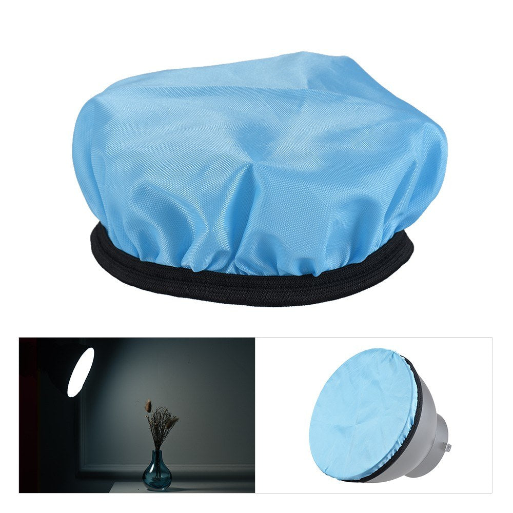 180mm/7-inch Photography Light Soft Diffuser Cloth for 7" 180mm Standard Studio Strobe Reflector - Blue
