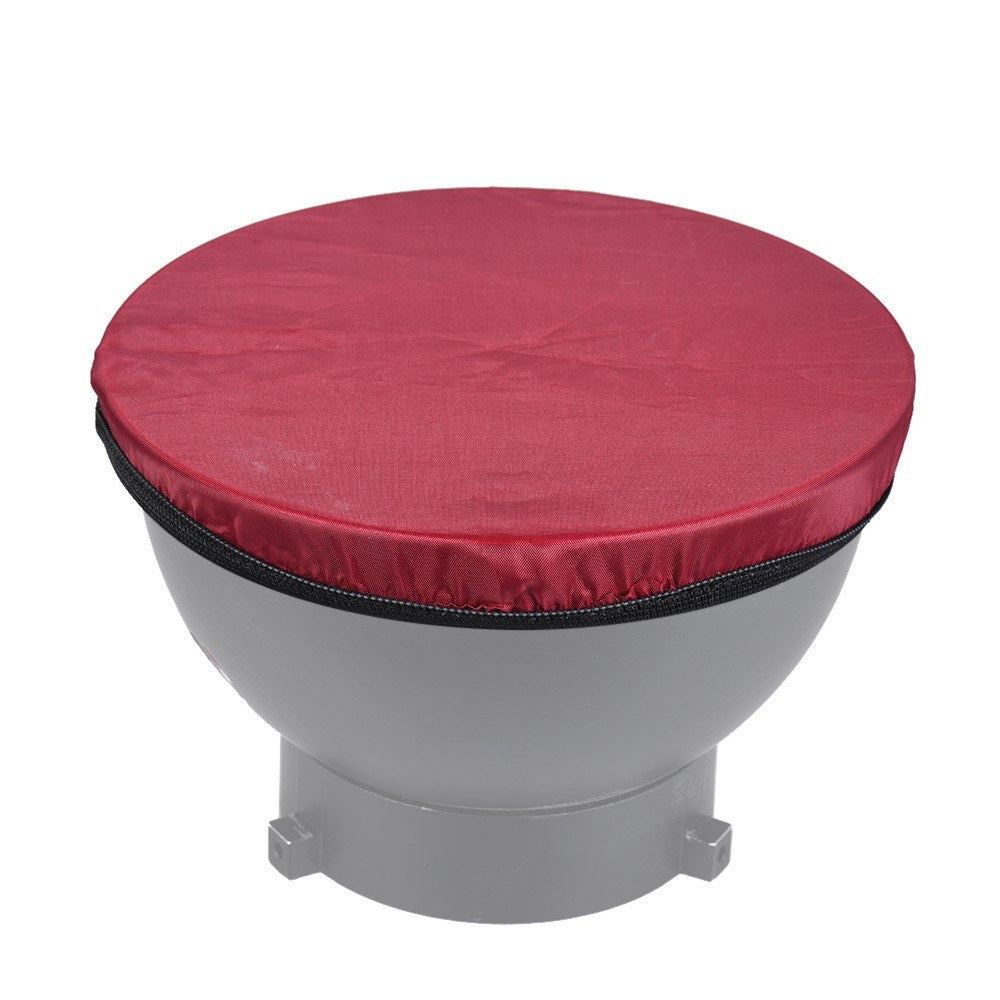 180mm/7-inch Photography Light Soft Diffuser Cloth for 7" 180mm Standard Studio Strobe Reflector - Wine Red