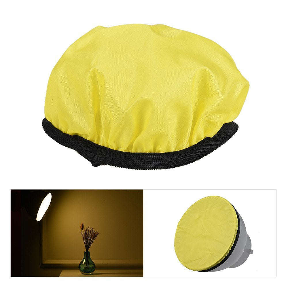 180mm/7-inch Photography Light Soft Diffuser Cloth for 7" 180mm Standard Studio Strobe Reflector - Yellow