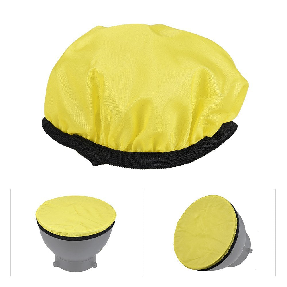 180mm/7-inch Photography Light Soft Diffuser Cloth for 7" 180mm Standard Studio Strobe Reflector - Yellow