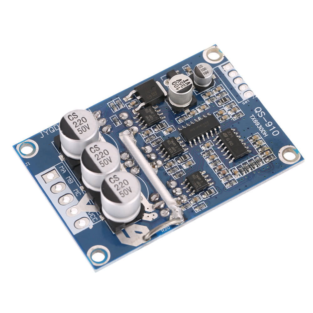DC 12V-36V 500W Brushless Motor Controller Without Hall PWM Control Balanced Car Driver Board
