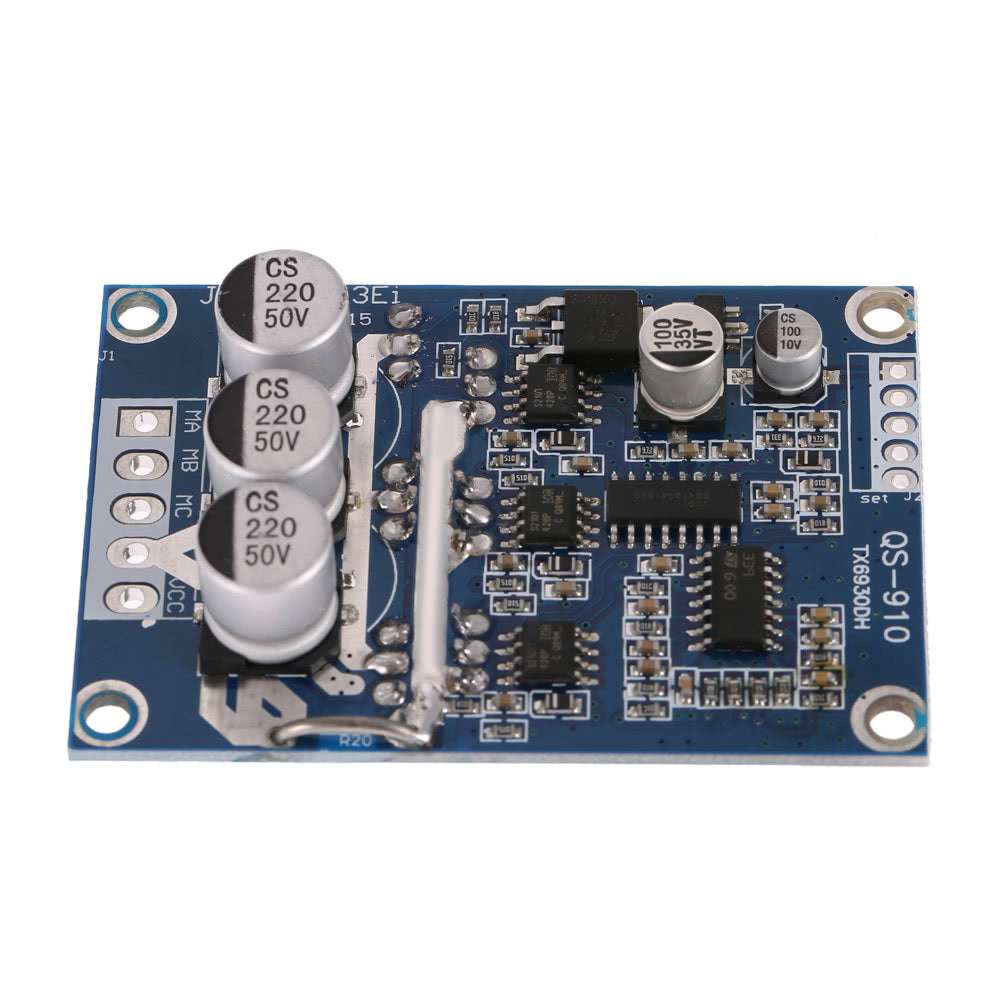 DC 12V-36V 500W Brushless Motor Controller Without Hall PWM Control Balanced Car Driver Board