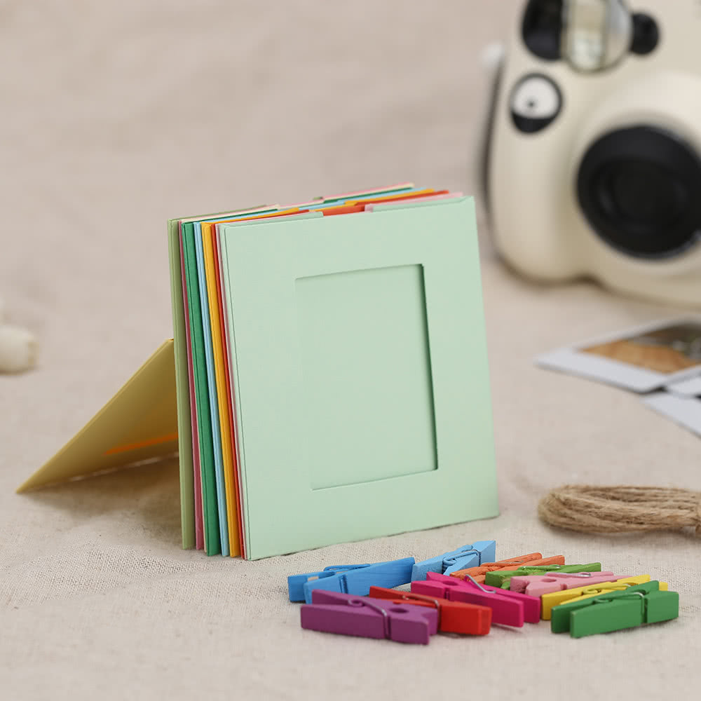 Photo Picture 3-inch Wall Hang Frame Clip Clamp String Rope 3 in 1 for Fujifilm Instax Mini8 Camera Accessories