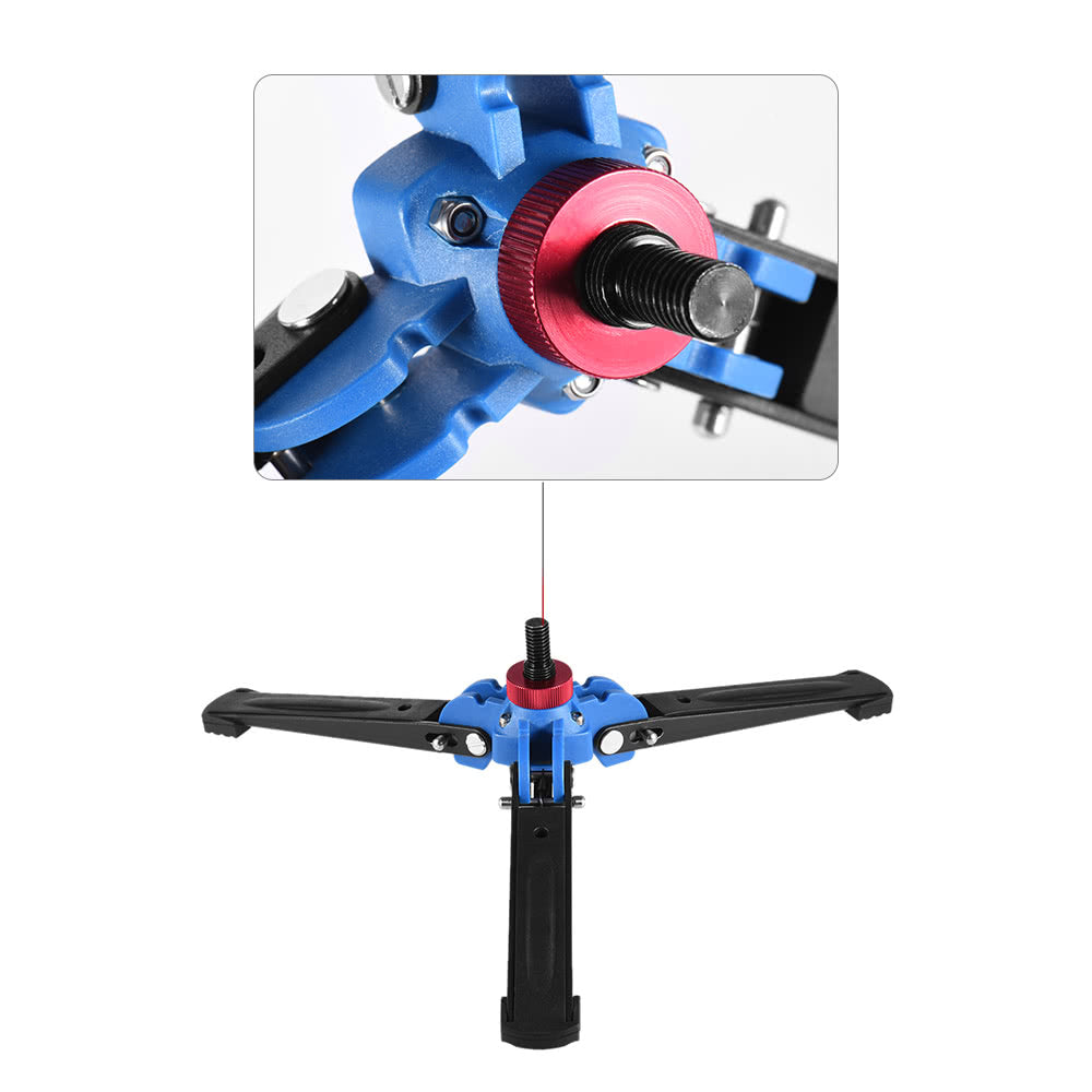 3-Leg DSLR Camera Photography Mini Tripod Monopod Stand with 3/8" Screw for Tripod Fluid Ball Head