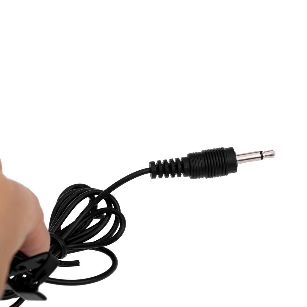 Uniqkart for Lound Speaker Super Lapel Lavalier Tie Clip Metal Mono Microphone 3.5mm with Collar Clip