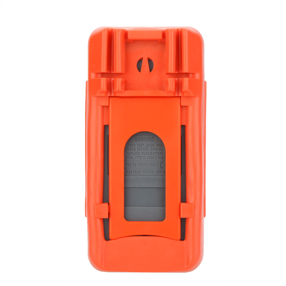 HD AT2150B Automotive Meter Tester Digital Multimeter Tachometer Temp Tester Sensor LCD Backlight - Red/Grey