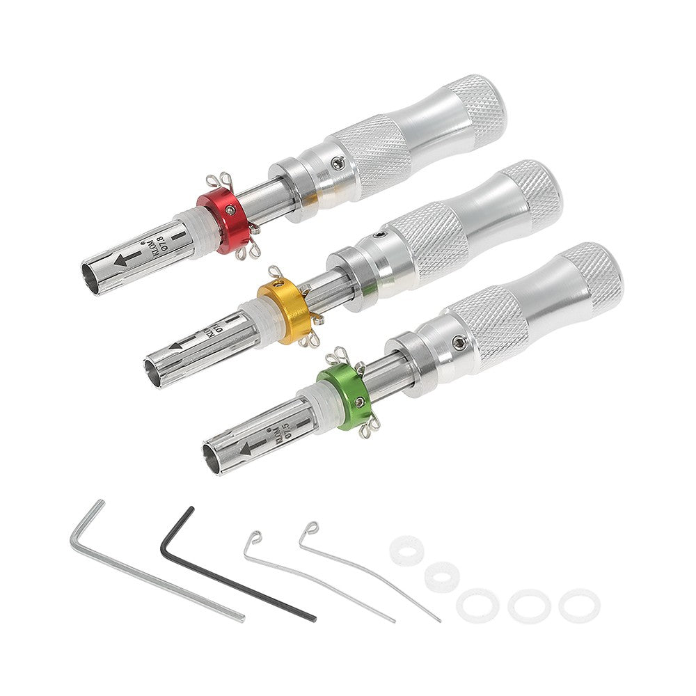 Practice Tubular Locksmith Tools Lock Picking Tools Set with Hex Wrench and Pins