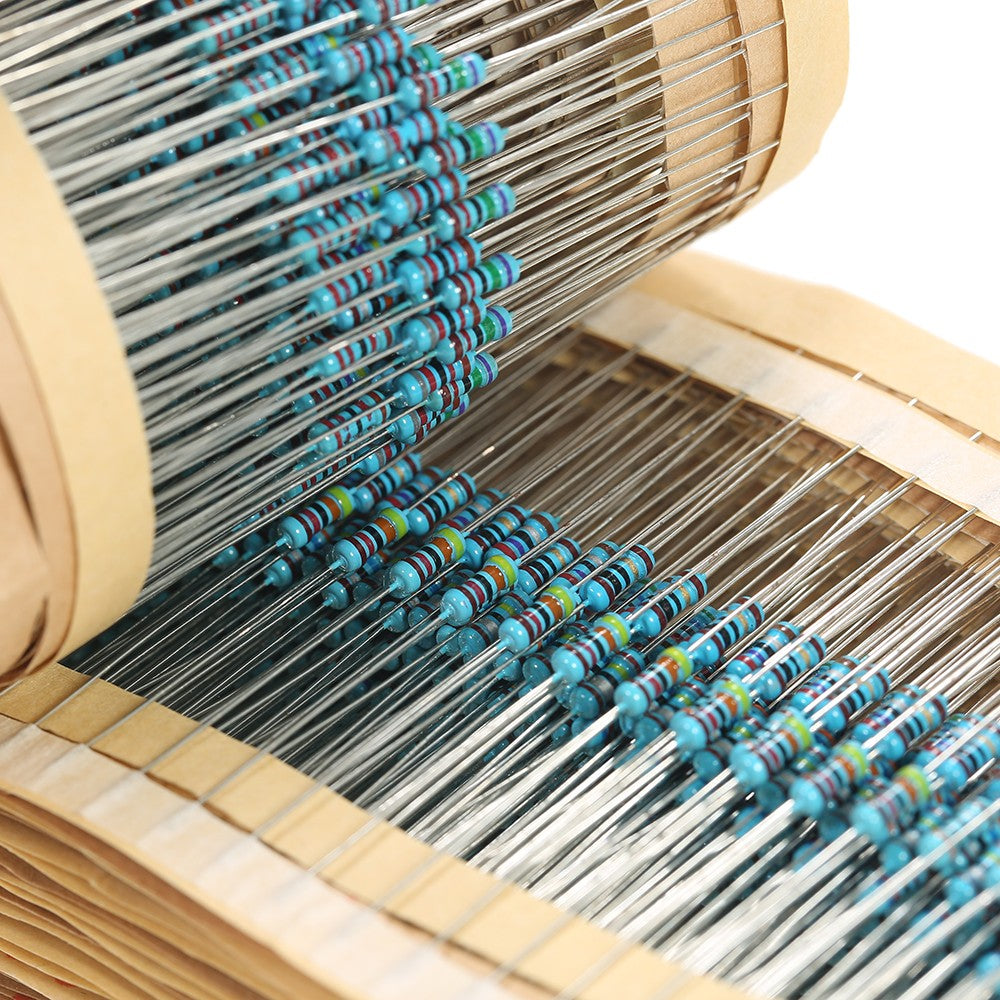 3120pcs 156 Values 1 ohm to 10M ohm 1/4W 1% Metal Film Resistors Assortment Kit Electronic Components