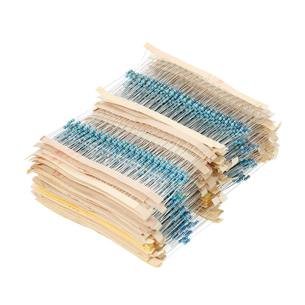 3120pcs 156 Values 1 ohm to 10M ohm 1/4W 1% Metal Film Resistors Assortment Kit Electronic Components