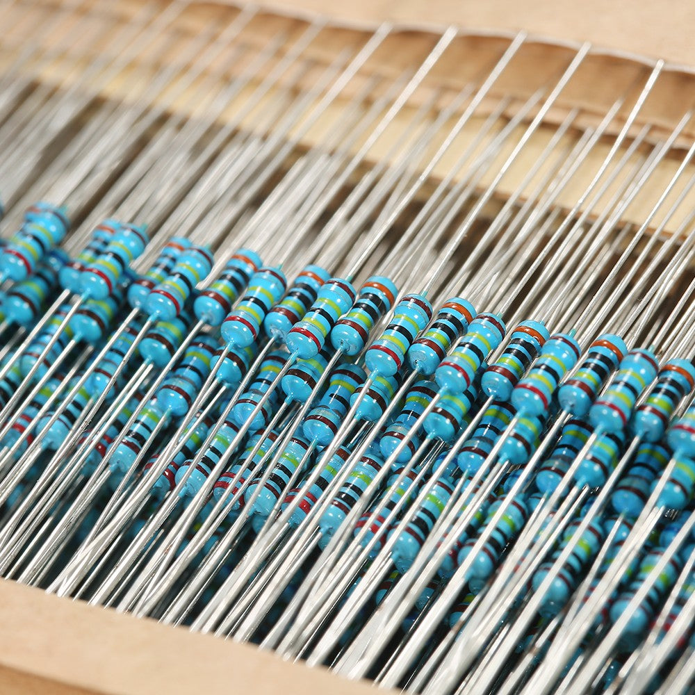 3120pcs 156 Values 1 ohm to 10M ohm 1/4W 1% Metal Film Resistors Assortment Kit Electronic Components