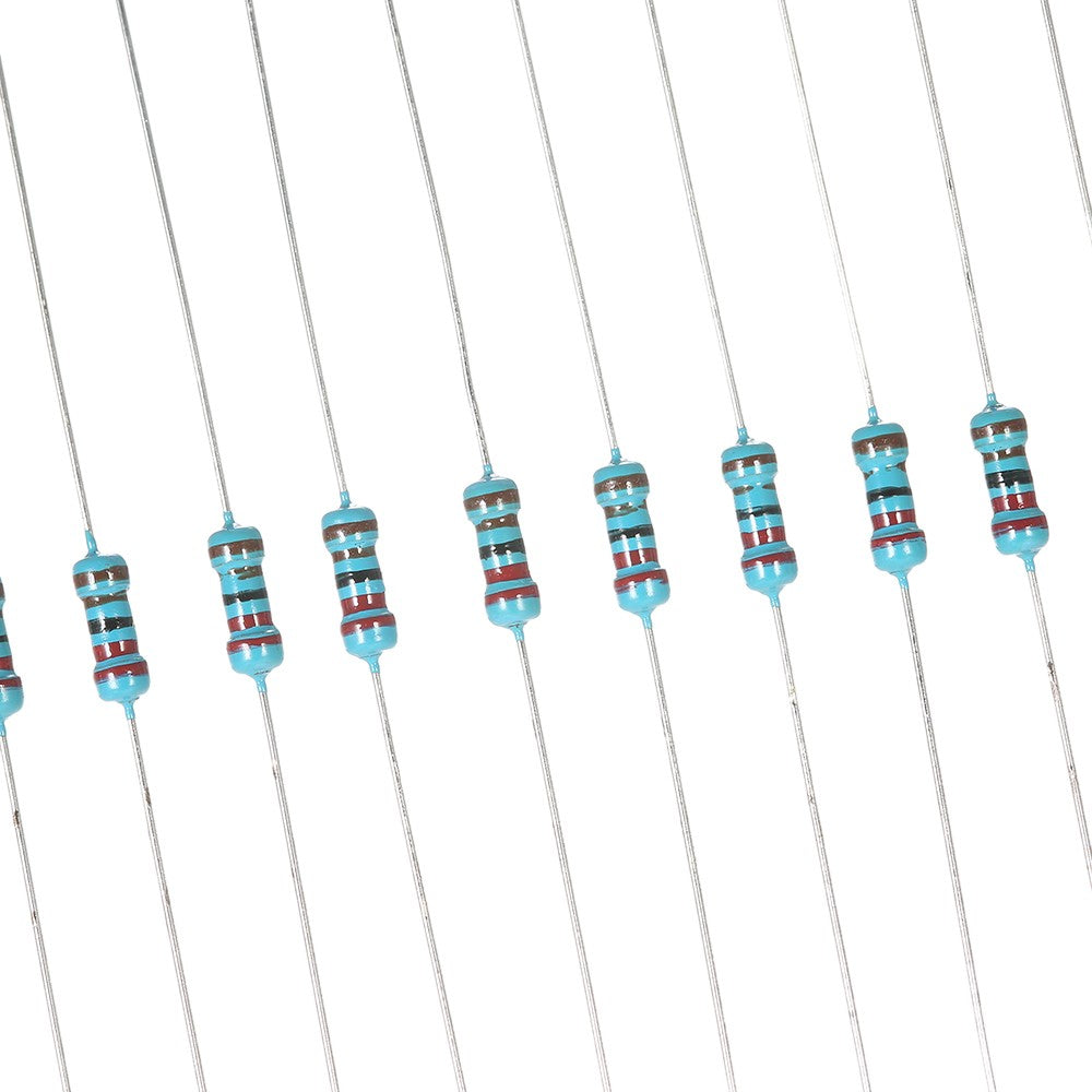 3120pcs 156 Values 1 ohm to 10M ohm 1/4W 1% Metal Film Resistors Assortment Kit Electronic Components