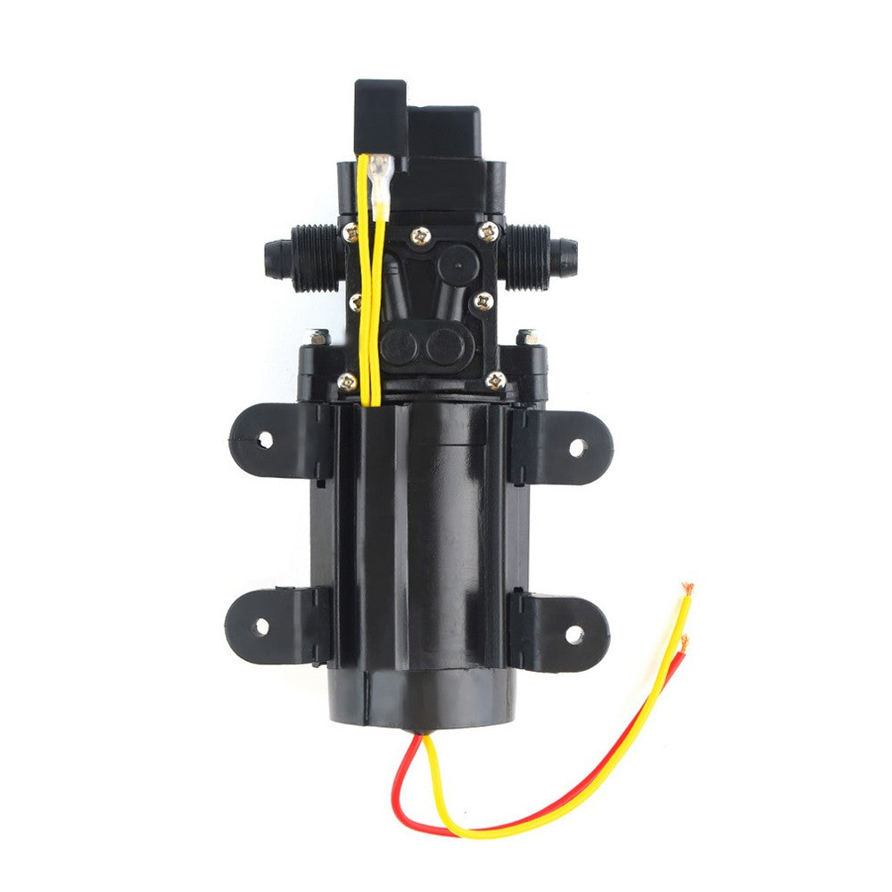 DC 12V 60W Motor High Pressure Water Diaphragm Self Priming Pump 4.0L/Min Educational Equipment - Black