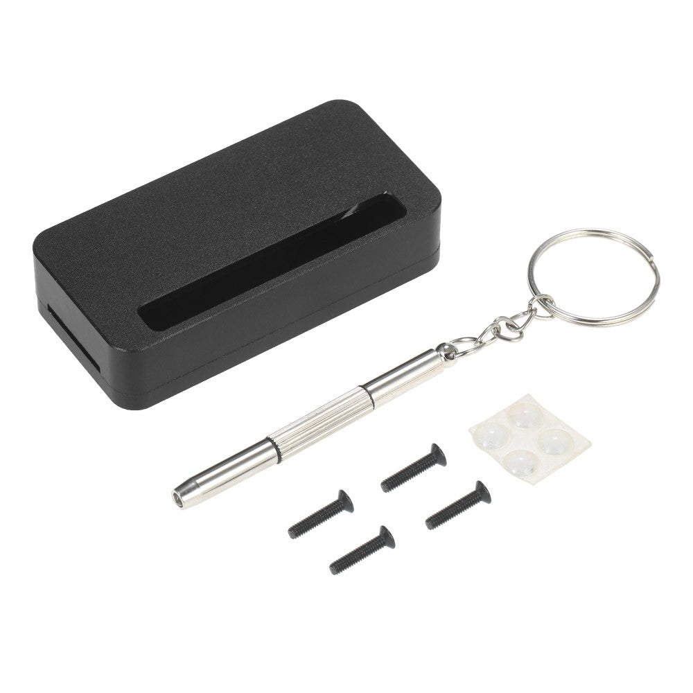 Aluminum Alloy Metal Case Protective Shell Cover Box for Raspberry Pi Zero - Black