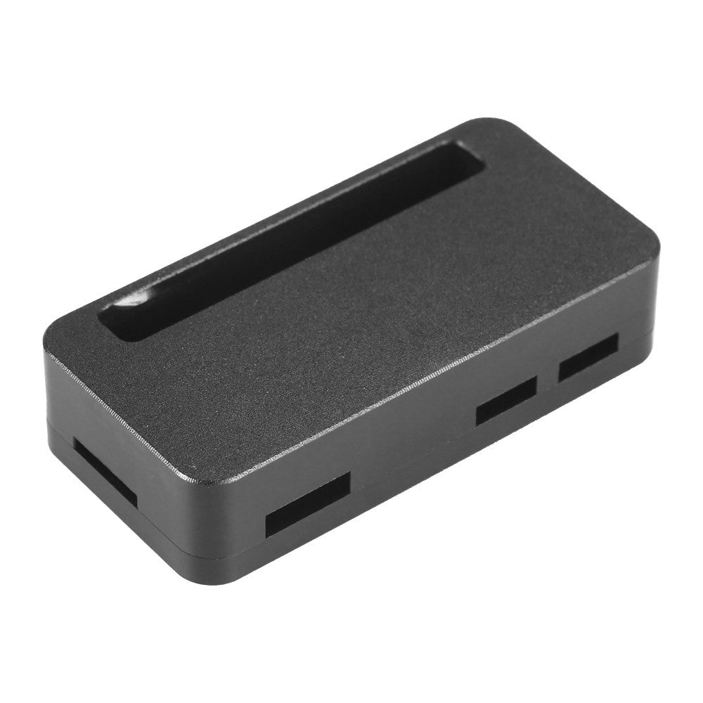 Aluminum Alloy Metal Case Protective Shell Cover Box for Raspberry Pi Zero - Black