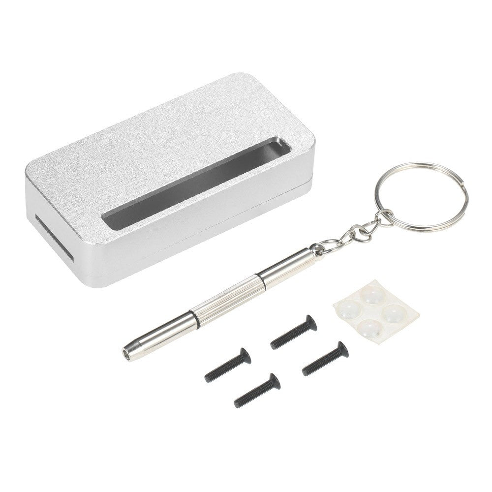 Aluminum Alloy Metal Case Protective Shell Cover Box for Raspberry Pi Zero - Silver