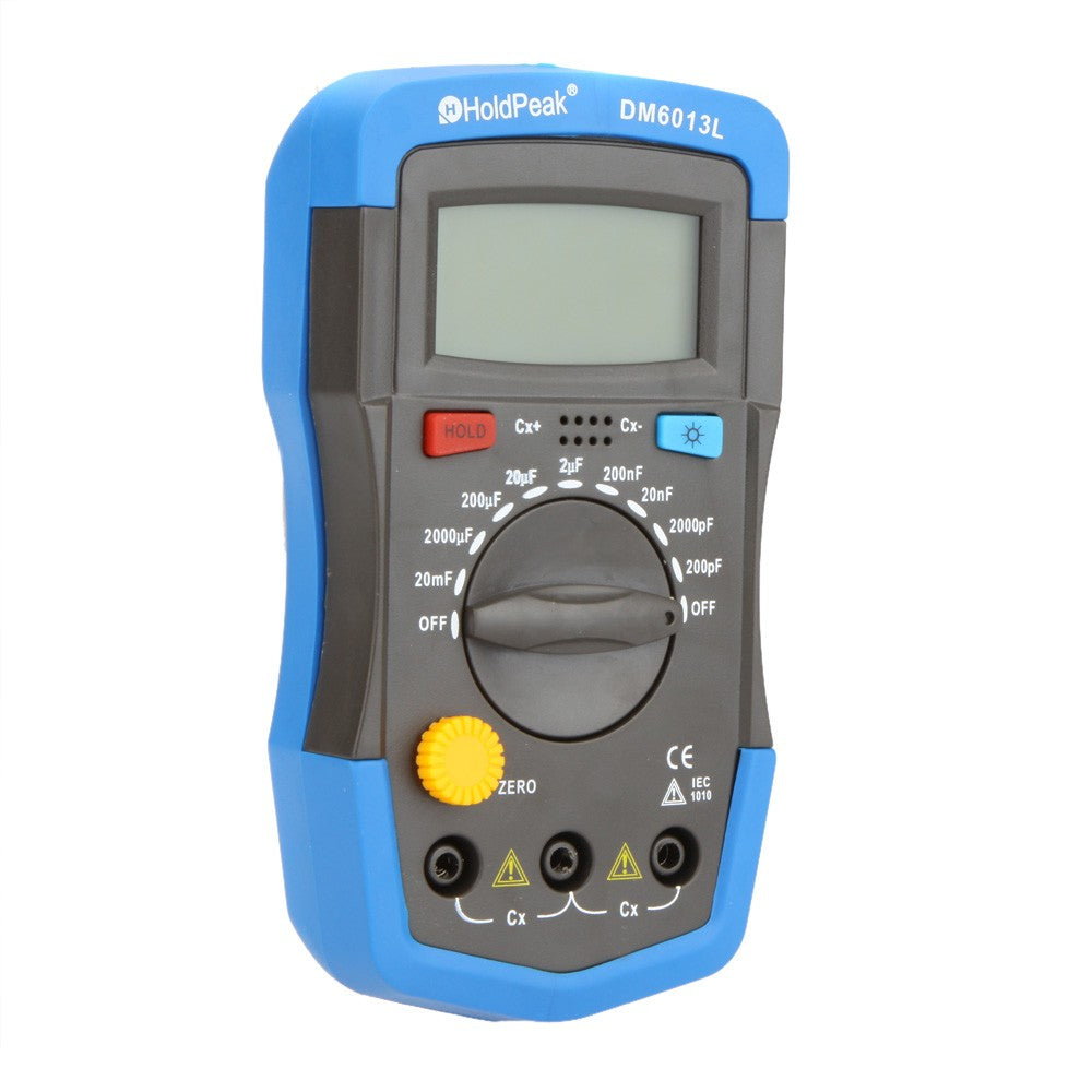DM6013L Handheld Digital Capacitance Meter Capacitor LCD Backlight