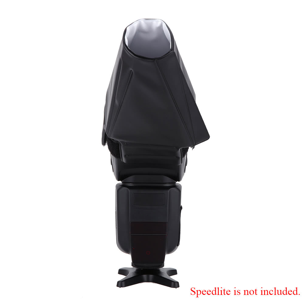 Universial Collapsible Snoot Reflector Flash Diffuser for Canon 600EX 580EX 580EXII 430EX 420EX