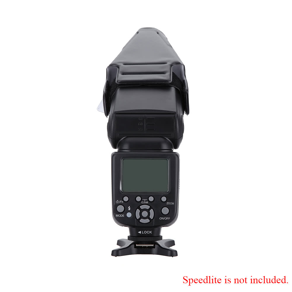 Universial Collapsible Snoot Reflector Flash Diffuser for Canon 600EX 580EX 580EXII 430EX 420EX