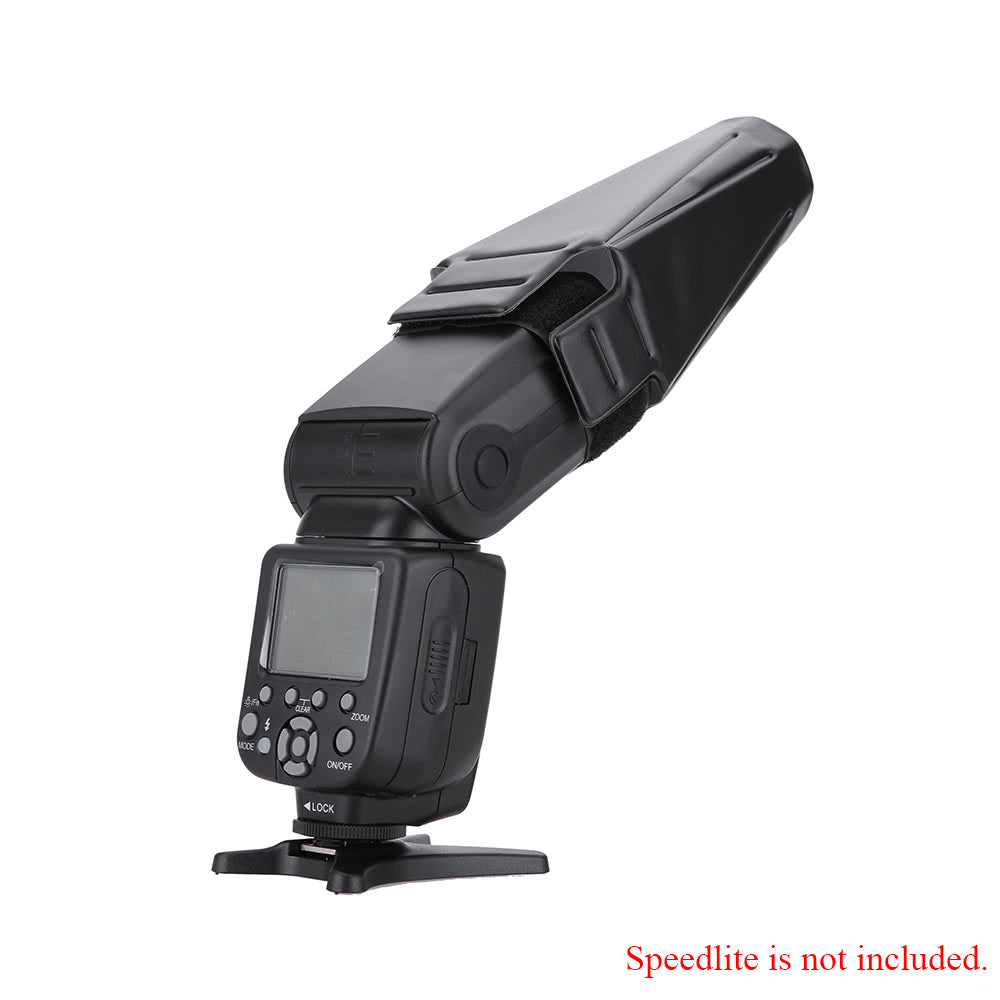 Universial Collapsible Snoot Reflector Flash Diffuser for Canon 600EX 580EX 580EXII 430EX 420EX