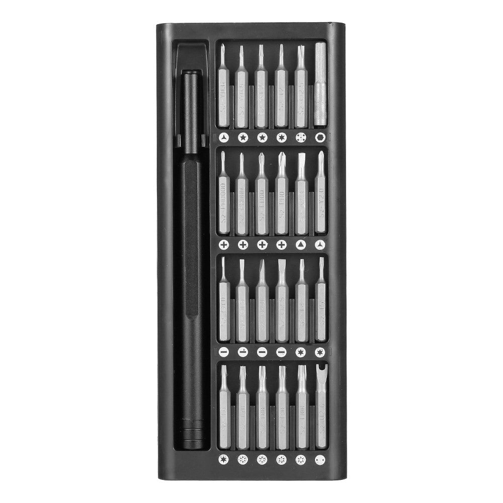 for Phone Watch PC Laptop Digital Camera, Screwdriver Set 24 in 1 Precision Magnetic Bits Screw Driver Kit with Alluminum Portable Box