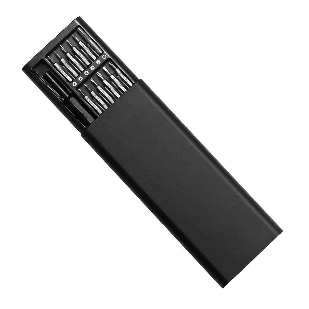 for Phone Watch PC Laptop Digital Camera, Screwdriver Set 24 in 1 Precision Magnetic Bits Screw Driver Kit with Alluminum Portable Box