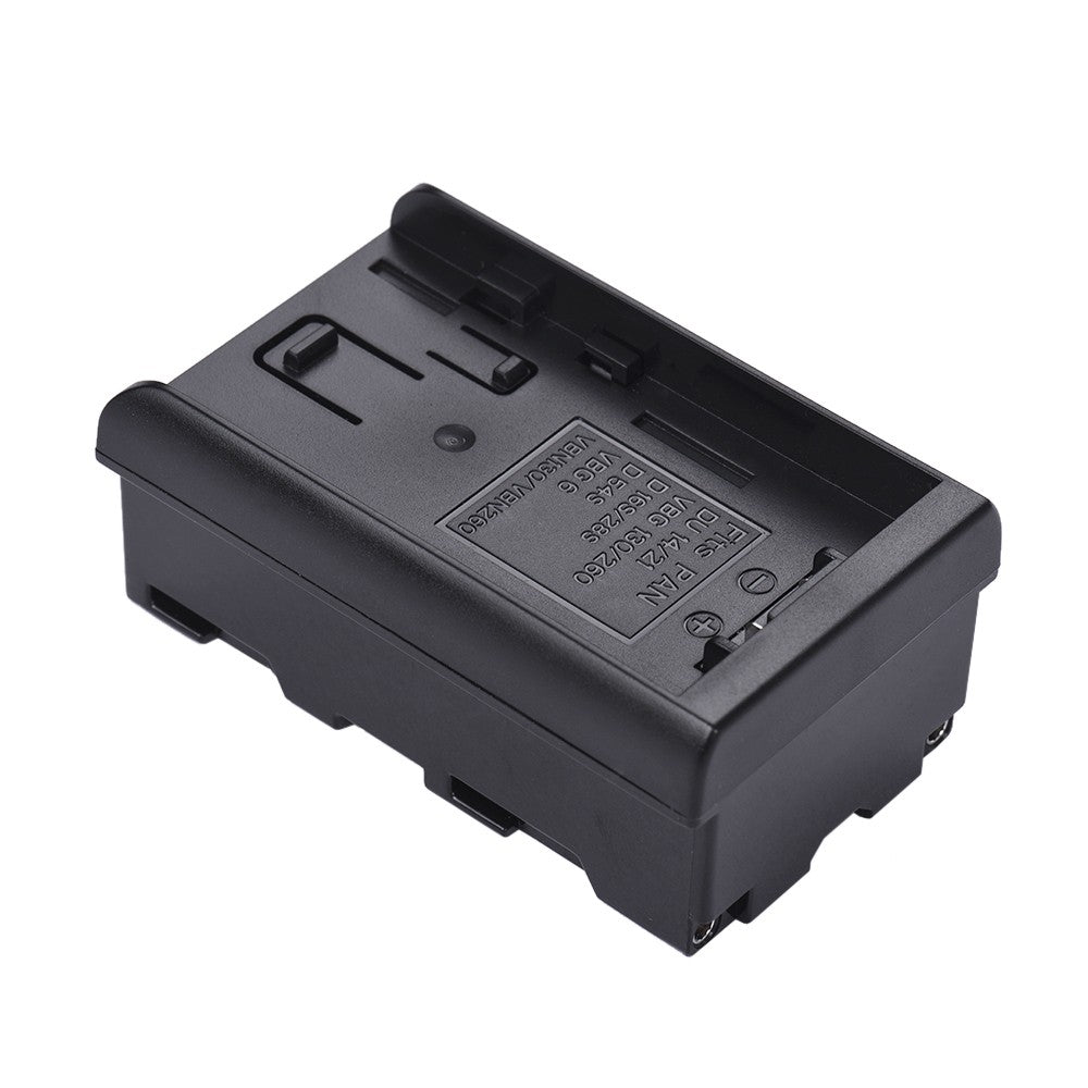 Battery Pack Case Holder Replace F950/F750/F550 NP-F Series for DSLR Camera - Pana. to NP-F Series Battery Converter