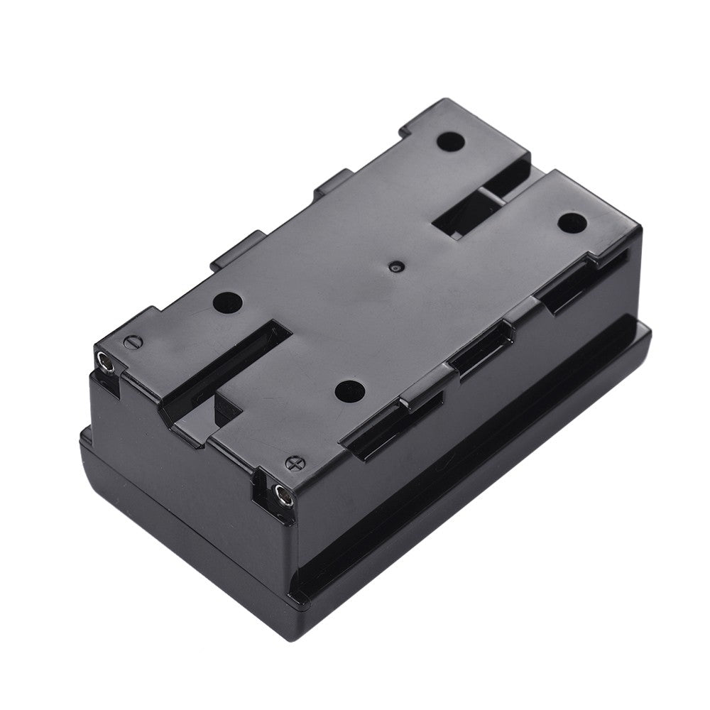 Battery Pack Case Holder Replace F950/F750/F550 NP-F Series for DSLR Camera - Pana. to NP-F Series Battery Converter