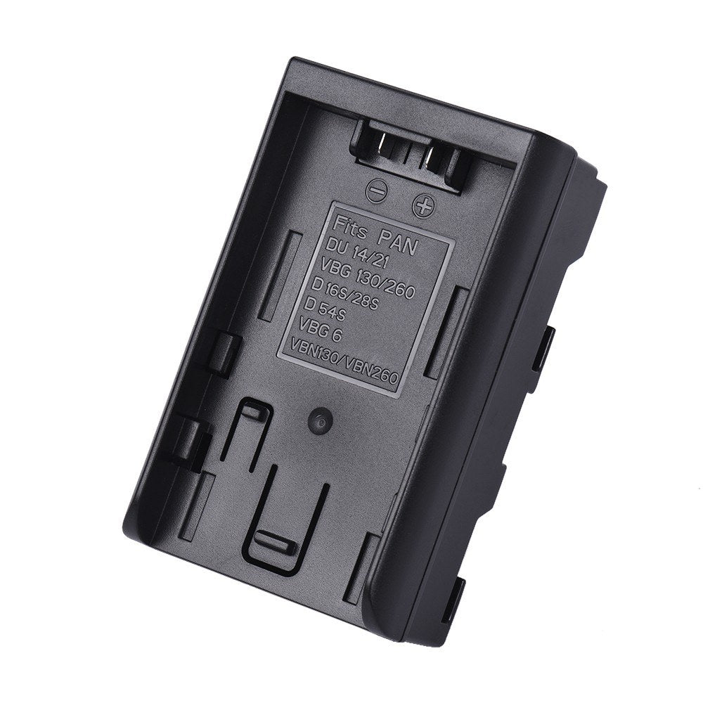 Battery Pack Case Holder Replace F950/F750/F550 NP-F Series for DSLR Camera - Pana. to NP-F Series Battery Converter