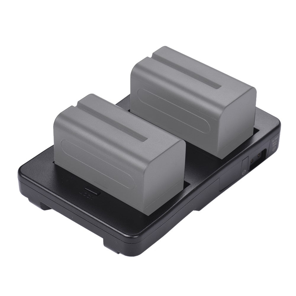 Uniqkart for Canon 5D2 5D3 DSLR Camera LED Light Monitor F2-BP NP-F Battery to V-Mount Battery Converter Adapter