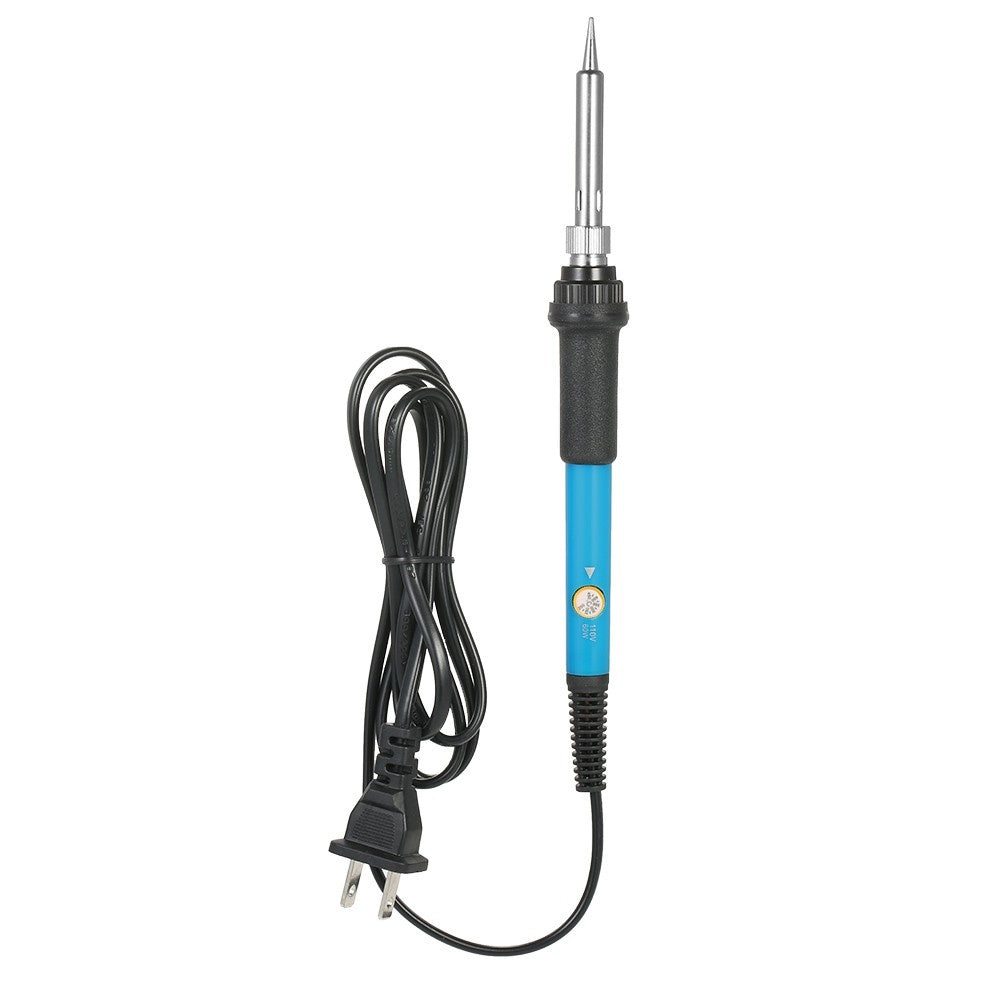 60W Electric Adjustable Temperature Welding Soldering Iron + 5 Replacement Soldering Tips Set - 220V