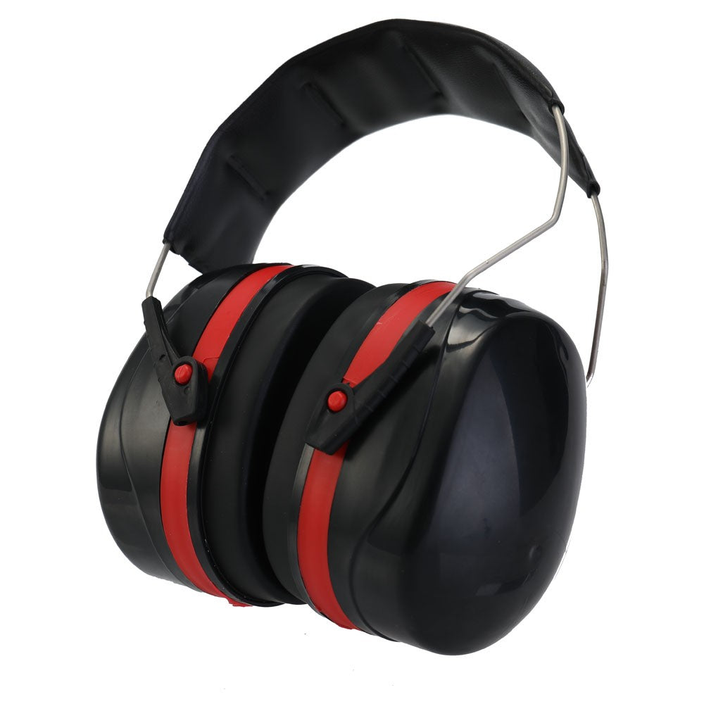 Ear Phone Over-the-head Headset Ear Protector Anti-noise Hearing Ears Protection Noise Reduction with Leather Headband