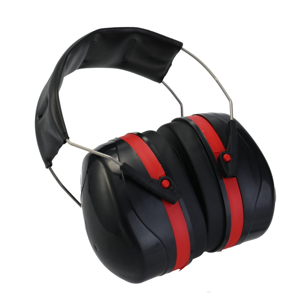 Ear Phone Over-the-head Headset Ear Protector Anti-noise Hearing Ears Protection Noise Reduction with Leather Headband