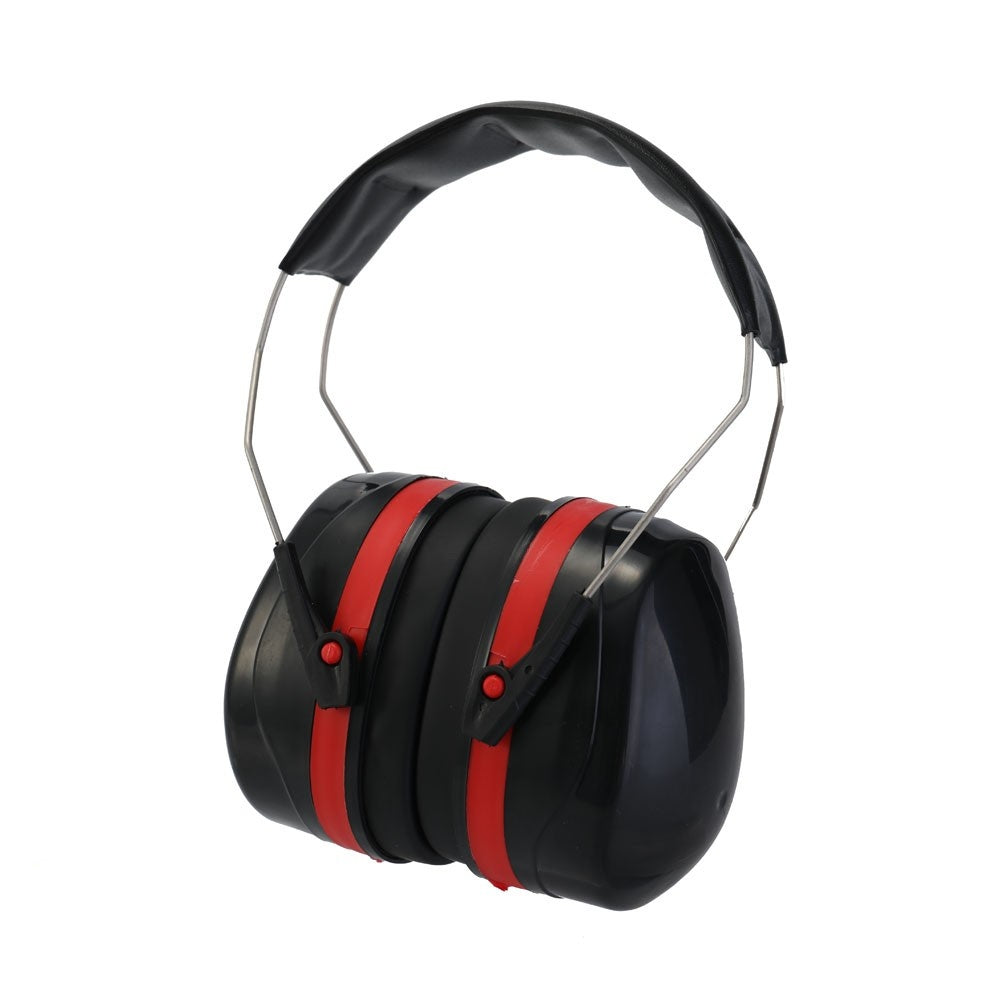 Ear Phone Over-the-head Headset Ear Protector Anti-noise Hearing Ears Protection Noise Reduction with Leather Headband