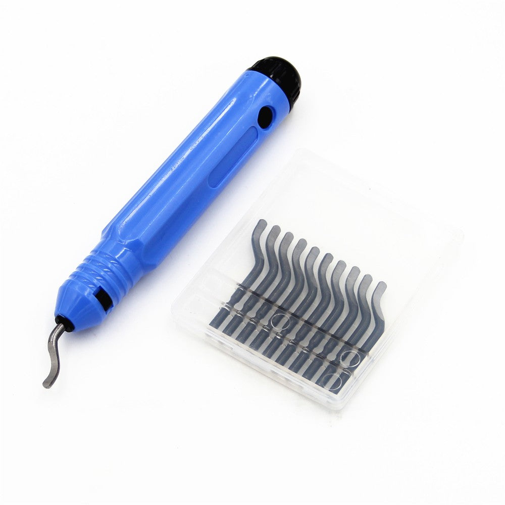 NB1100 Portable Handheld Burr Trimming Cutter Deburring Tool Edge Removing Tools with 10pcs BS1010 Blade