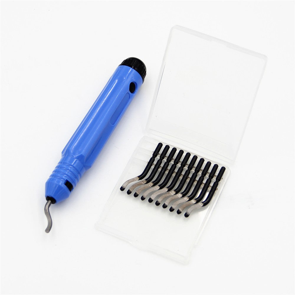 NB1100 Portable Handheld Burr Trimming Cutter Deburring Tool Edge Removing Tools with 10pcs BS1010 Blade
