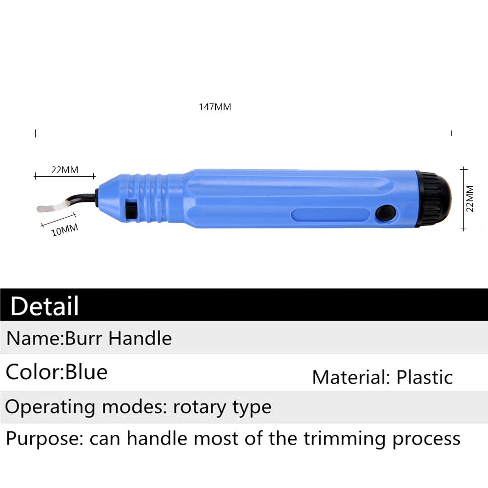 NB1100 Portable Handheld Burr Trimming Cutter Deburring Tool Edge Removing Tools with 10pcs BS1010 Blade
