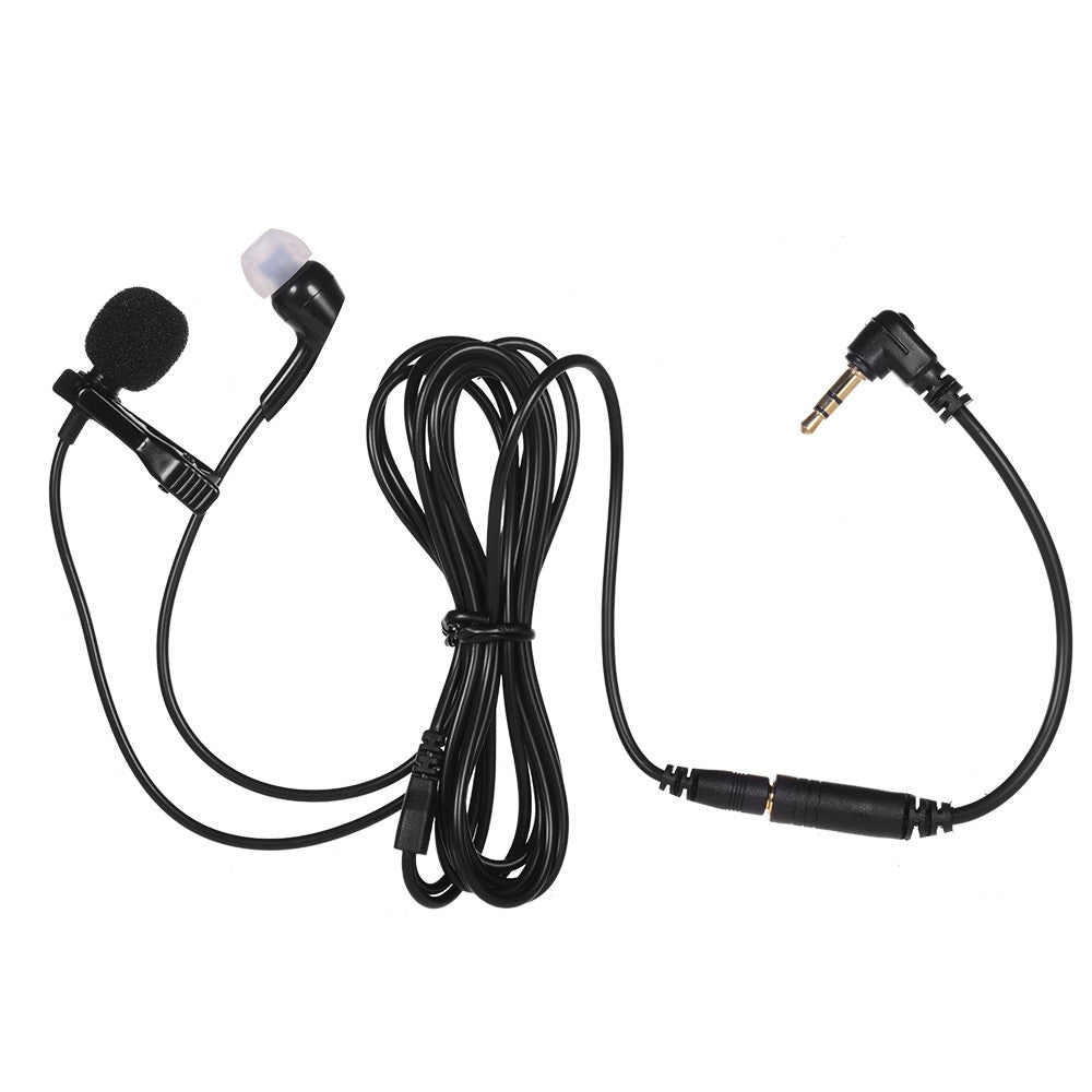 Micro phone 2-In-1 Lavalier Lapel Omnidirectional Clip-on Microphone