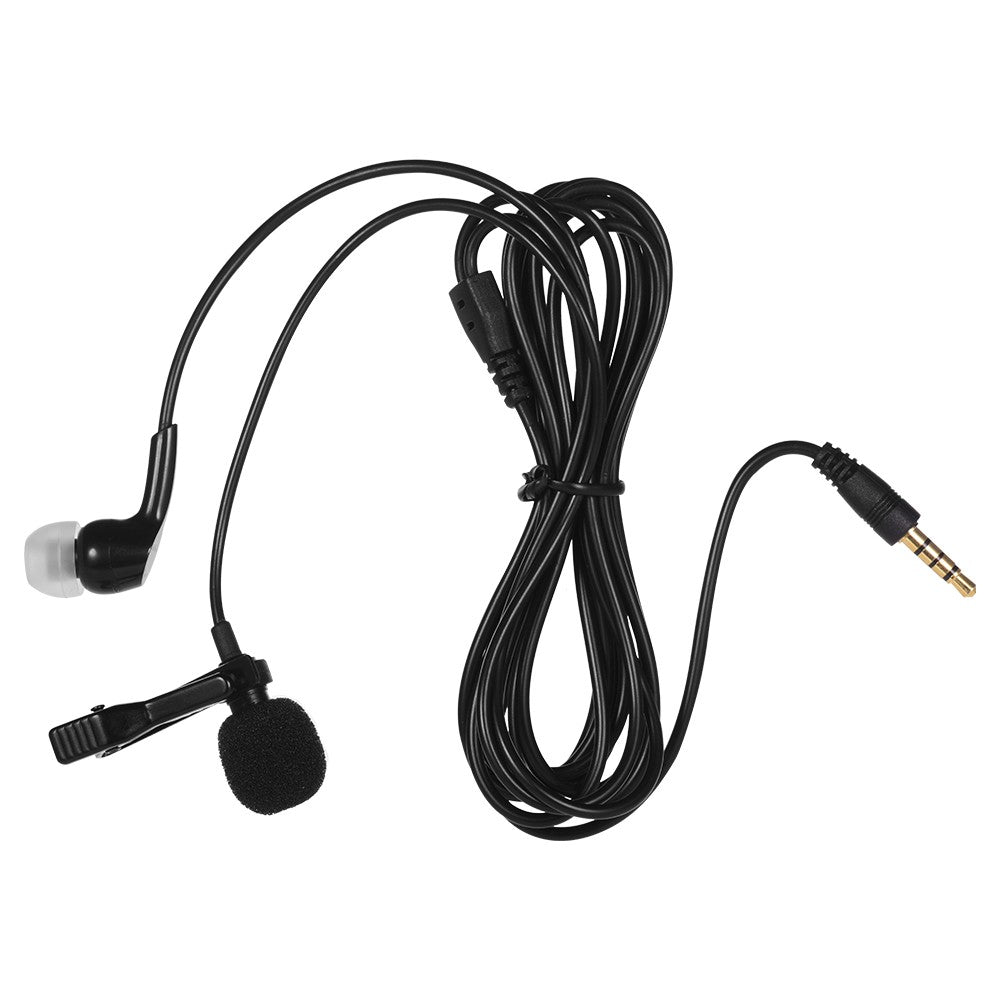 Micro phone 2-In-1 Lavalier Lapel Omnidirectional Clip-on Microphone