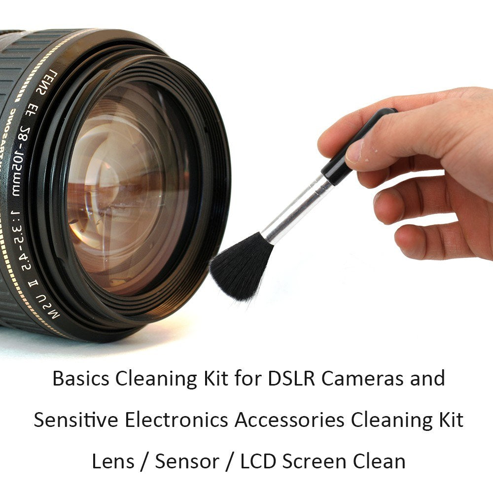 Basics Cleaning Kit for DSLR Cameras and Sensitive Electronics Accessories Cleaning Kit Lens / Sensor / LCD Screen Clean