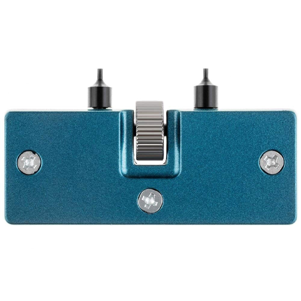 Adjustable Watch Opener Wrench Back Case Battery Remover Screw Wrench Repair Watchmaker Tool - Blue