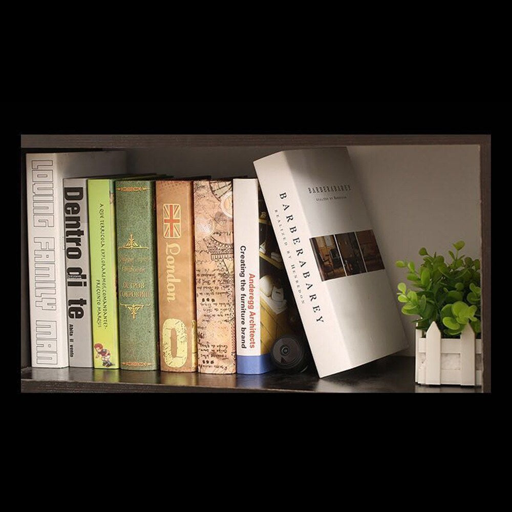 Mini WiFi Camera Portable Metal Case Cameras - Black/US Plug