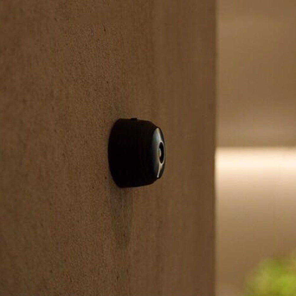 Mini WiFi Camera Portable Metal Case Cameras - White/US Plug