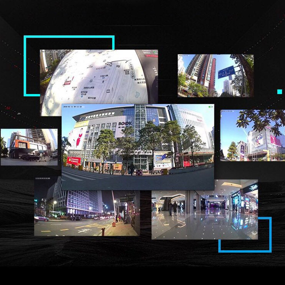 Mini WiFi Camera Portable Metal Case Cameras - White/EU Plug