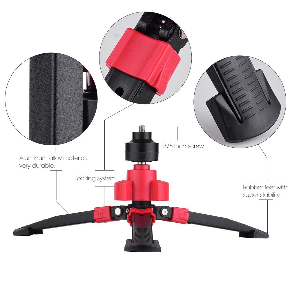 Three Leg DSLR Camera Photography Tripod Monopod Stand Holder