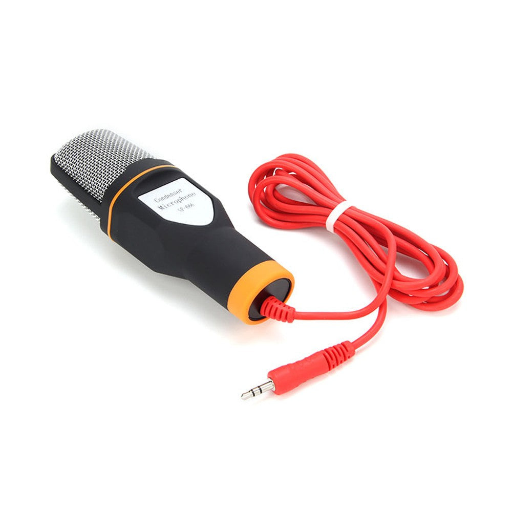 Professional Sound Audio Wired Stereo Condenser Microphone - Black