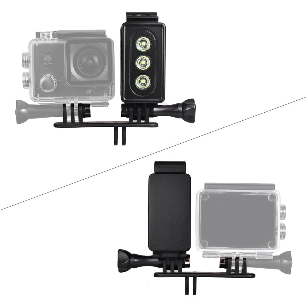 300lm 3 Lighting Modes 30m Camera LED Diving Light Underwater Lamp Waterproof