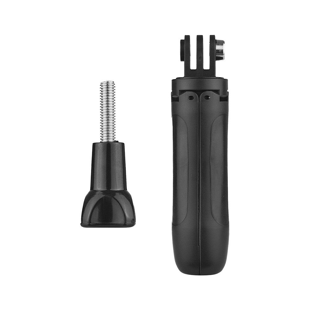 Uniqkart for GoPro Hero Sports Action Camera Tripod Stand Hand Grip Mini Extension Selfie Stick - Black