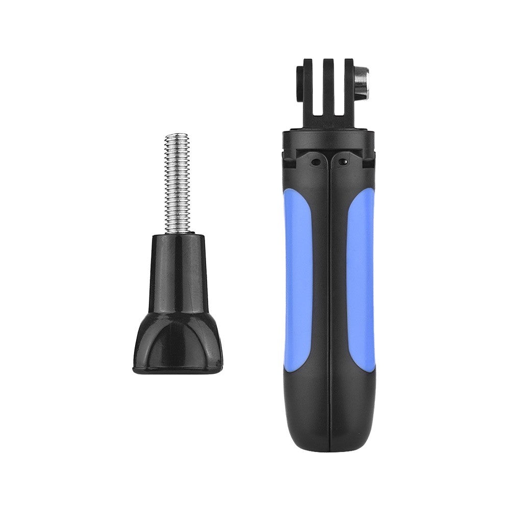 Uniqkart for GoPro Hero Sports Action Camera Tripod Stand Hand Grip Mini Extension Selfie Stick - Blue