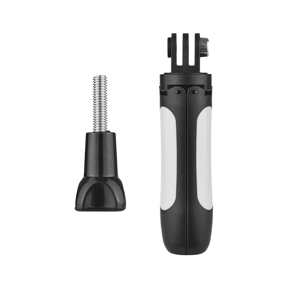 Uniqkart for GoPro Hero Sports Action Camera Tripod Stand Hand Grip Mini Extension Selfie Stick - White